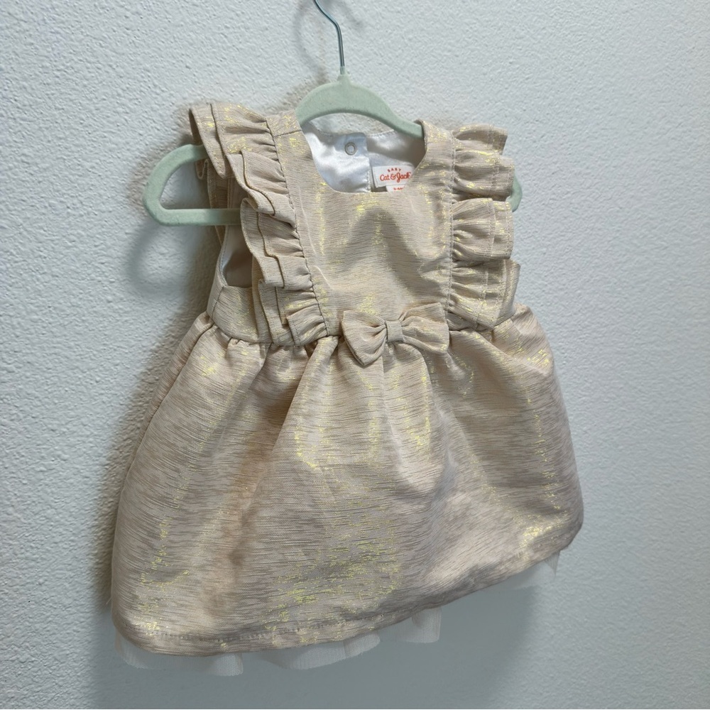 cat and jack gold dress 4/$20 & 3-6M SCH007440_Y_S